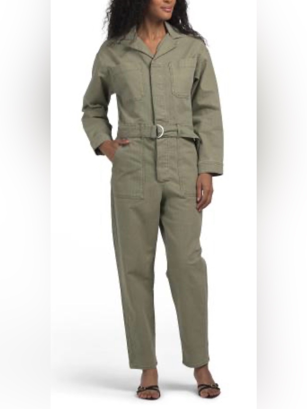 AG RYLEIGH OLIVE JUMPSUIT W/Removable Belt Trending Style/Color Relaxed fit NWT